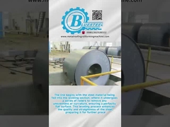 خط الحز المعدني للتحكم 25T PLC لقطع لفائف الصفائح