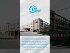 آلة تشكيل لوح السقف 5T مع عرض تشكيل 1000mm Cr12Mov القاطع