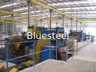 نظام تحكم PLC للصلب الدقيق المقطوع إلى طول الخط 1200mm Coil OD