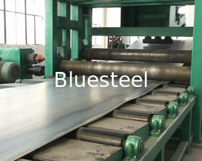 خط طول قطع الفولاذ PLC 600 - 1250mm وزن الملف 10-20T OD 1200mm