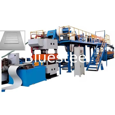 أزرق أصفر الفولاذ الكهربائي آلة الباب المكشوفة المتحركة مع Omron Encoder