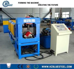 8.5m * 1.2m * 1.5m Ridge Cap Forming Machine ± 2mm قطع التسامح