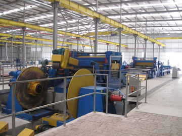 خط قطعة فولاذية قابلة للتخصيص مع كفاءة 30-120m / min و 508mm Coil ID
